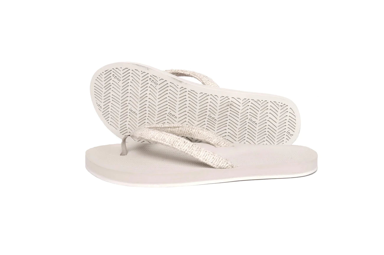 Women's Flipflop Recycled Pable Straps - Sea Salt/Natural